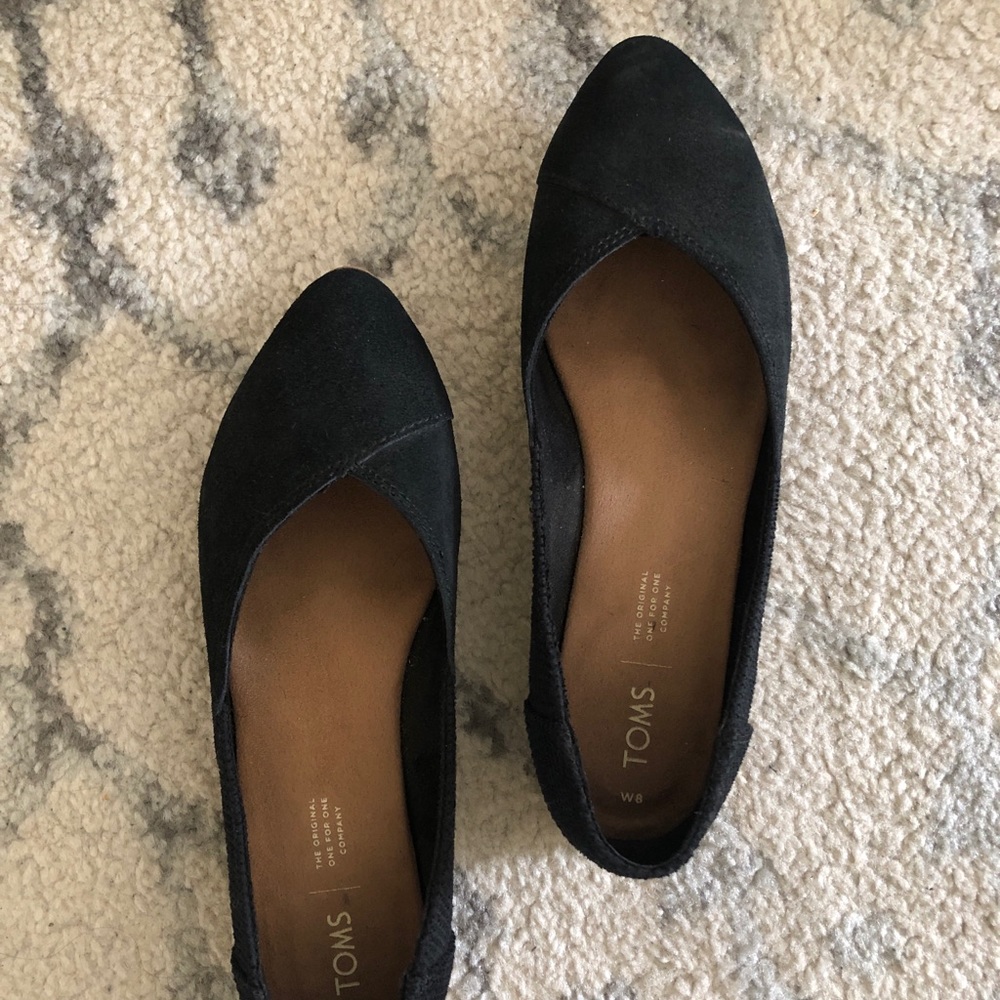 TOMS BLACK FLATS